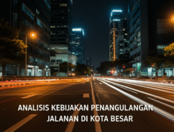 Analisis Kebijakan Penanggulangan Kejahatan Jalanan di Kota Besar