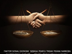 Faktor Sosial Ekonomi sebagai Pemicu Tindak Pidana Narkoba