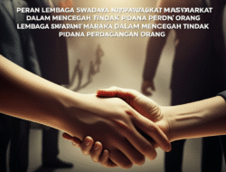 Peran Lembaga Swadaya Masyarakat dalam Mencegah Tindak Pidana Perdagangan Orang