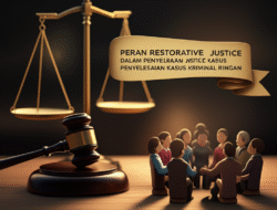 Peran Restorative Justice dalam Penyelesaian Kasus Kriminal Ringan