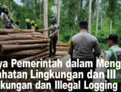 Upaya Pemerintah dalam Mengatasi Kejahatan Lingkungan dan Illegal Logging