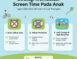 Strategi Membatasi Screen Time Pada Anak Agar Mereka Lebih Aktif Bermain di Luar Ruangan